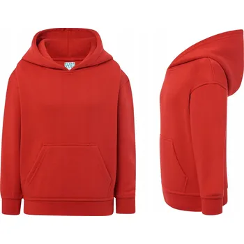Chlapecká mikina JHK dětská mikina bavlna červená, velikost 146