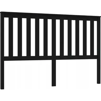 VidaXL Čelo postele, černé, 166x6x101 cm