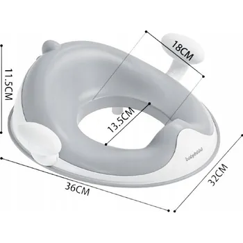 WC sedátko Nástavec na WC sedátko Babyhood šedý