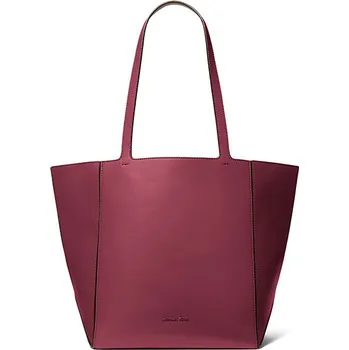 Kabelka Michael Kors kožená kabelka velká tote bag vínová + doprava zdarma