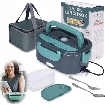 Svačinový box ELEKTRICKÝ LUNCHBOX OHŘÍVANÝ BOX DO AUTA KAMIONU PRÁCE NA OBĚD