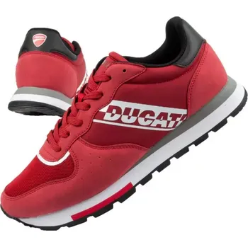 Pánské tenisky Pánské sportovní boty DS410-09 Červená s bílou - Ducati 44