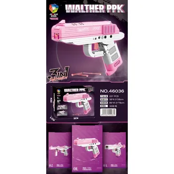 ostatní stavebnice Ramiz Gun Pink 237el Bricks Set.