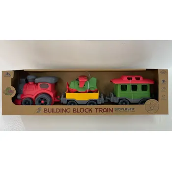 autíčko Vláčkodráha pro nejmenší – Lokomotiva, vagóny a letadlo