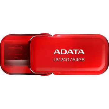 USB flash disk Flash disk ADATA UV240 64 GB USB 2.0 červený