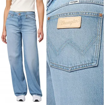 Dámské džíny Wrangler WORLD WIDE volné široké dámské džíny palazzo W34 L32
