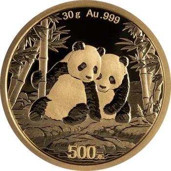 China Mint Zlatá investiční mince Panda 30g | 2026