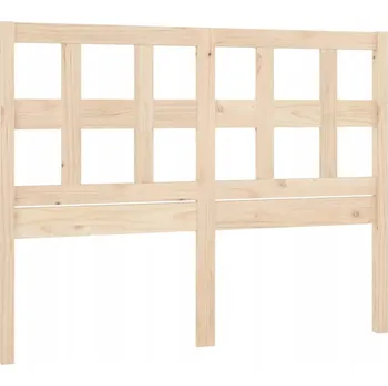 VidaXL Čelo postele, 205,5x4x100 cm, masivní dřevo