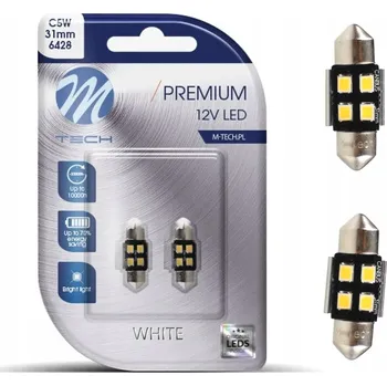 Autožárovka Žárovky M-Tech LB345W OSRAM Opto Semiconductors C5W 1,9 W 2 ks