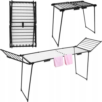 Sušák na prádlo Sušák volně stojící horizontální Bauerkraft 190-260 cm