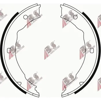Brzdová hadice BRZDOVÉ ČELISTI ABS 9112