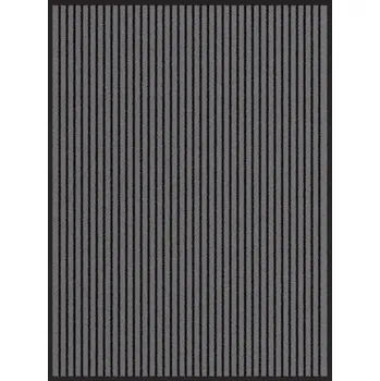Rohožka Rohožka Pásky Černo-Šedá 90x120 cm