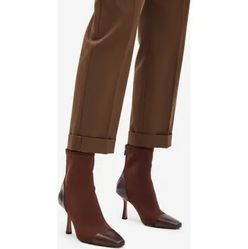 Dámské kozačky Nine West Polokozačky CEO-NOURA-01 Hnědá 41