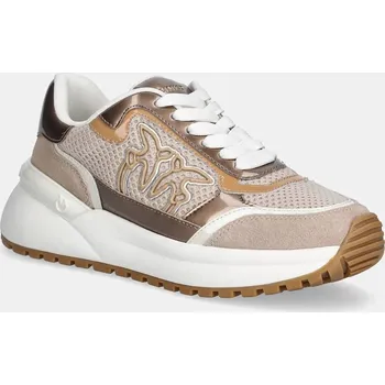 Dámské tenisky Tenisky Pinko Gem 11 dámské, béžová barva, SS0143P143PP0 SS0143.P143.PP0 80X, EUR 37