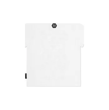 Pánské tričko PHILIPP PLEIN T-Shirt 19967 Bílá Regular Fit 16