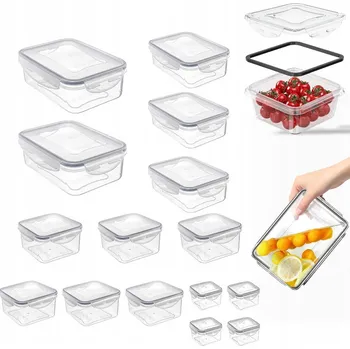 Dóza na potraviny 15x Sada dóz na potraviny nádoba box na oběd VHODNÉ DO MIKROVLNKY A LEDNIČKY