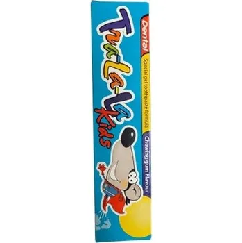 Nestandardní parfém DENTAL TRA-LA-LA KIDS: Dětská zubní pasta s&nbsp;příchutí ŽVÝKAČKY 50ml K1465