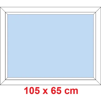 Okno Soft Plastové okno 105x65 cm, FIX neotevíravé