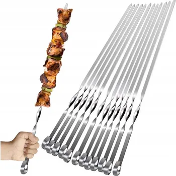 Jehlice Pronett XJ4541 Grilovací jehlice ploché 50 cm, 12 ks