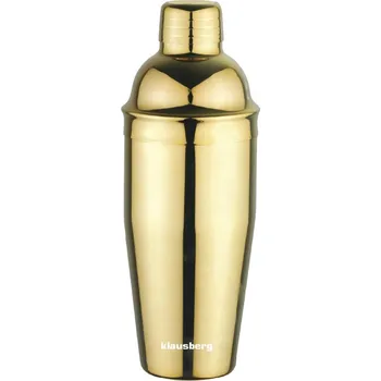 Shaker Barový šejkr na koktejly 750ml zlatý KLAUSBERG KB-7649