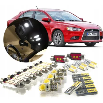 Osvětlení interiéru vozidel MITSUBISHI LANCER VIII - LED SADA OSVĚTLENÍ INTERIÉRU! VIP