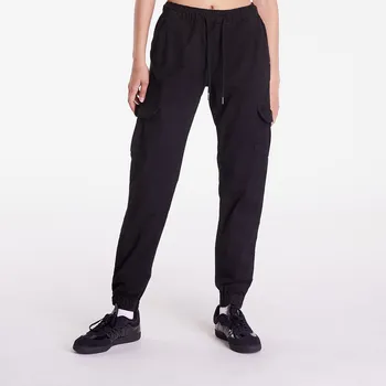 Dámské kalhoty Kalhoty Urban Classics Ladies High Waist Cargo Jogging Pants Black M