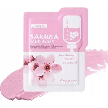 Pleťová maska LAIKOU Sakura Bahenní Maska Hloubkově Čisticí Pleťová Maska Višňový Květ