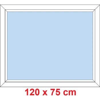 Okno Soft Plastové okno 120x75 cm, FIX neotevíravé