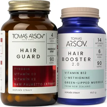 Přípravek proti padání vlasů Tomas Arsov HAIR GUARD a HAIR BOOSTER 2.0