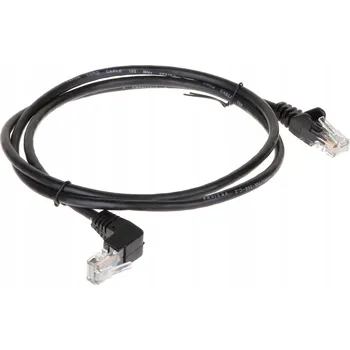 Síťový kabel Patchcord Delta U/UTP 5e RJ45 / RJ45 1 m černý