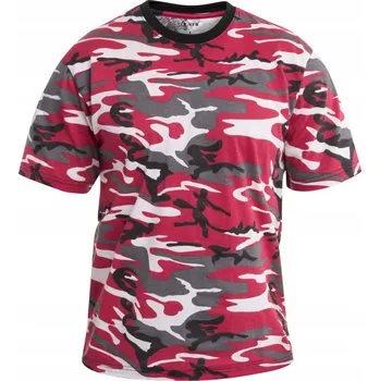 Pánská móda Tričko maskáčový T-shirt MFH Streetstyle Red Camo L