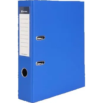 Pákový pořadač "Basic", královská modrá, 75 mm, A4, PP/karton, VICTORIA