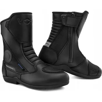 Moto obuv Moto boty cestovní VORG FLEXTOUR BLACK voděodolné + DÁRKY ZDARMA