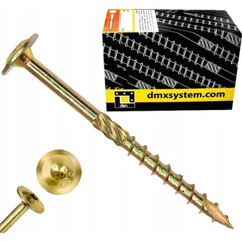 Vrut Tesařské vruty s talířovou hlavou DMX 5x120 TORX, 100 ks