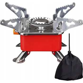 Turistický vařič MINI TURISTICKÝ PLYNOVÝ VAŘIČ NA KARTUŠE KEMPINGOVÝ POLNÍ PŘENOSNÝ