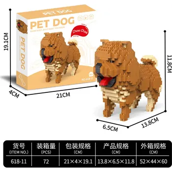 ostatní stavebnice Ramiz Sada cihel 800el. Chow Chow