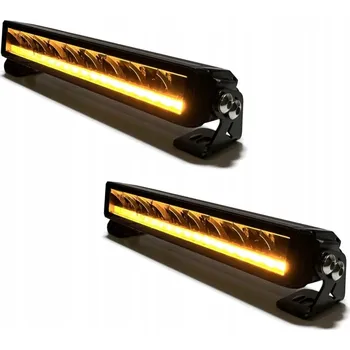 Přídavný světlomet 2x Halogen dálkový světlomet 9 LED stroboskopický maják bez rámečku 12-24V