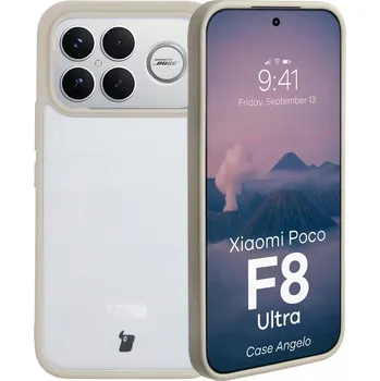 Pouzdro na mobilní telefon Zadní Kryt Bizon pro POCO F8 Ultra béžová