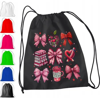 Obraz ČERNÝ SÁČEK DO ŠKOLKY, ŠKOLY, NA TV - BAREVNÉ MAŠLIČKY