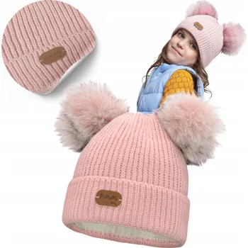 Čepice Dětská zimní Čepice pro dívky PaMaMi Powder