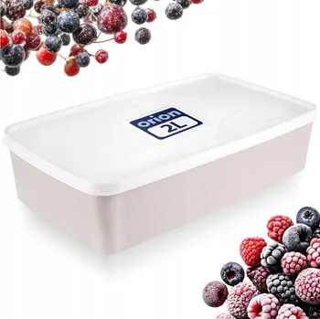 Dóza na potraviny KUCHYŇSKÁ NÁDOBA pro skladování potravin do mrazáku, mrazicí box 2L