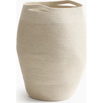 Koš na prádlo Jutový koš na prádlo světle béžový průměr cca 35 cm, výška 65 cm