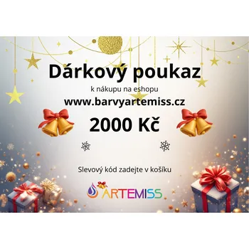 Tělový krém ARTEMISS Dárkový poukaz 2000,-
