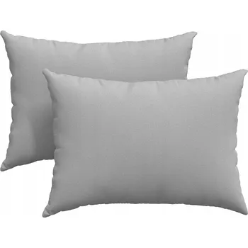 Prostěradlo Pohovkové polštáře 2 pcs Šedá 70 x 50 cm textil