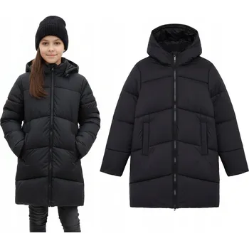 Dívčí bunda Dívčí péřová bunda 4FJWAW25TDJAF616 černá