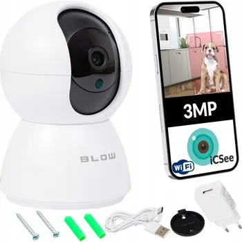 IP kamera IP KAMERA BLOW I-263 WIFI 3MP OTOČNÁ ICSEE SMART CHŮVIČKA ELEKTRONICKÁ