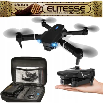 Dron VIP SOLIDNÍ Školící Dron FPV s 4K kamerou WiFi 360° Černý bez POVOLENÍ