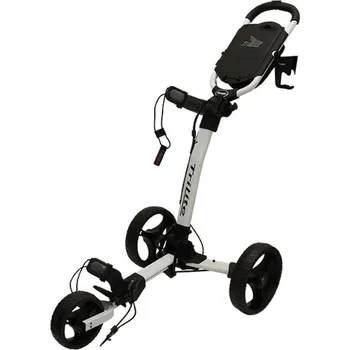 Golfový vozík AXGLO TRILITE golfový vozík, BÍLÝ s černými koly
