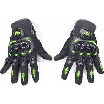 Moto oblečení RUKAVICE MCS-21 ZELENÉ M