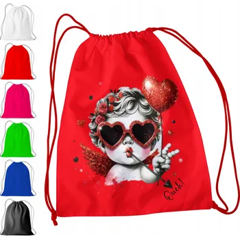 Obraz ČERVENÝ SÁČEK DO ŠKOLKY, ŠKOLY, NA TV - VALENTÝNSKÁ SRDÍČKA